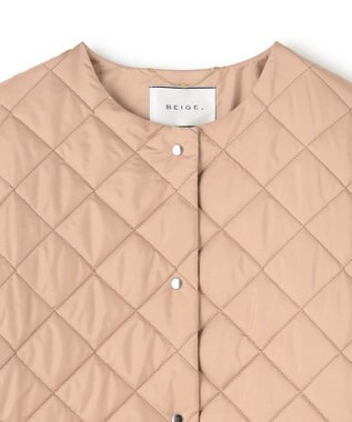 BEIGE， 【S-size】JACOB / キルティングアウター Camel