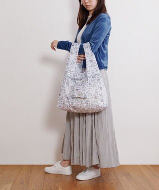 ACE BAGS & LUGGAGE 【折り畳み】 HAyU × ace. マルシェバッグ エコバッグ 猫柄 23L 17871 トラベル