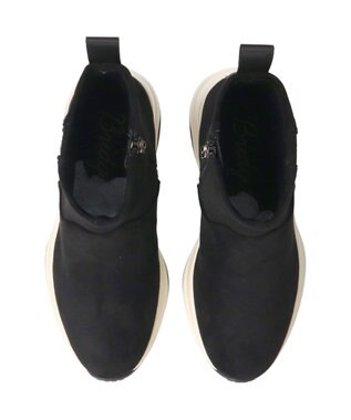 Bridget Birkin 【Bridget Birkin】ラインストーンハイカットスニーカーブーツ ブラックスウェード