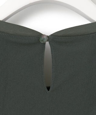 23区 【洗える】チュールコンビジャージー シアー カットソー カーキ系