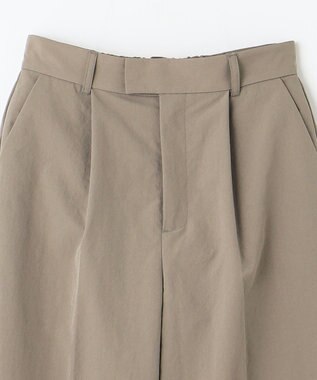 ANY L 【吸水速乾/イージーケア/ストレッチ/ウエストゴム/洗濯機可能】ドライチノタックパンツ ライトモカ