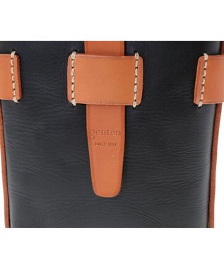 genten サドルベルト ヌオーバ 縦型コンパクトショルダーバッグ クロ