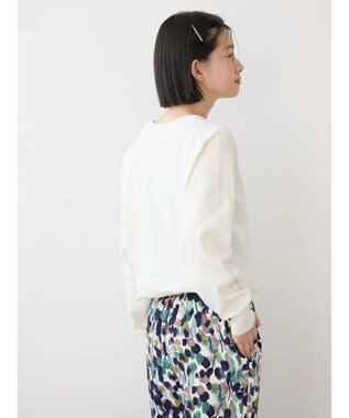 AMERICAN HOLIC エコカルットクルーネックカーディガン Ivory