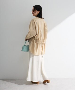 Green Parks スキッパーブラウス Beige