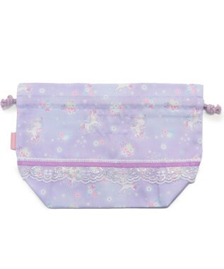 Mother garden マザーガーデン ユニコーン ランチ巾着 《フラワー柄》 フラワー柄