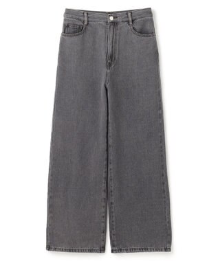 BEIGE， 【洗える】NAVIGLIO / フルレングスデニムバギーパンツ Slate