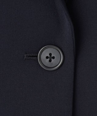 J.PRESS LADIES L 【洗える】T/Rアルガンシルク テーラード ジャケット ネイビー系