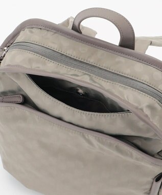 Y'SACCS Polka Dots　パイピングポケットコンパクトリュック グレージュ