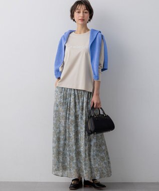 23区 【先行予約】Ca marche ロゴ ロングTシャツ ベージュ系