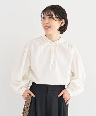 Green Parks ２ｗａｙフリルハイネックブラウス