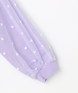 ANY KIDS 袖チュール トレーニャー ラベンダー