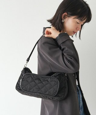 russet 【2025AW新作】キルティング横長2WAYショルダーバッグ(SF-258) Black