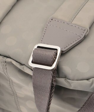 Y'SACCS Polka Dots　パイピングポケットコンパクトリュック グレージュ