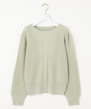 ANY SIS L 【セットアップ対応】スフレショート丈 プルオーバー ミントグリーン