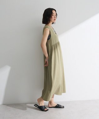 Green Parks ５ＷＡＹノースリーブワンピース Khaki