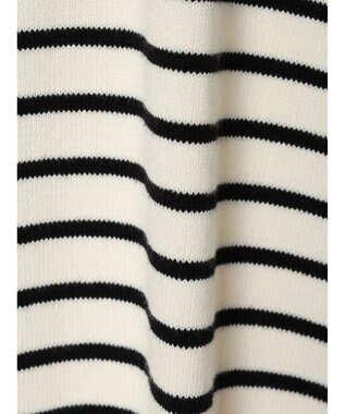 CRAFT STANDARD BOUTIQUE パネルボーダーニットプルオーバー White