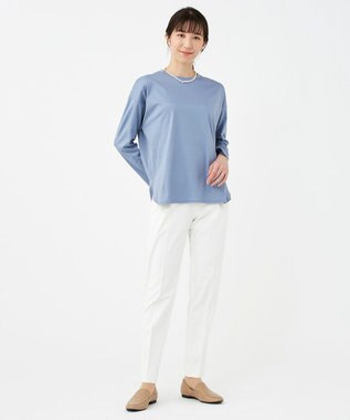 KASHIYAMA 【抗菌消臭】クレンゼ ロングスリーブTeeシャツ ライトブルー