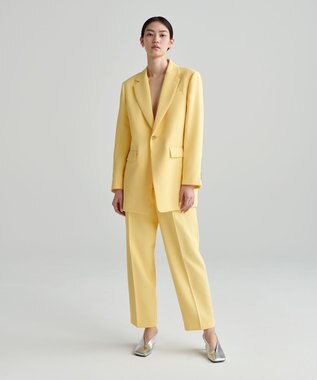 NAVE 【ReNAVE 吸水速乾・洗える】ホロウツイルパンツ イエロー