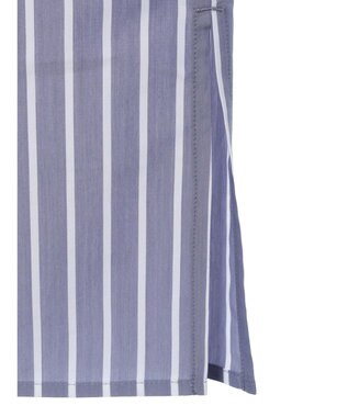 CRAFT STANDARD BOUTIQUE プランサーボタンシャツワンピース Stripe Blue