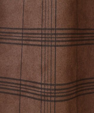 Green Parks ・ＥＬＥＮＣＡＲＥ　ＤＵＥ　チェックナロースカート Mocha