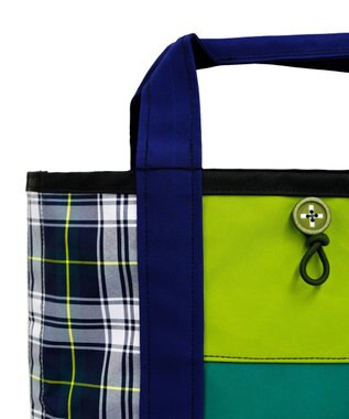 +RING 傘生地を使用した撥水トートバッグ M GRN SR411 緑