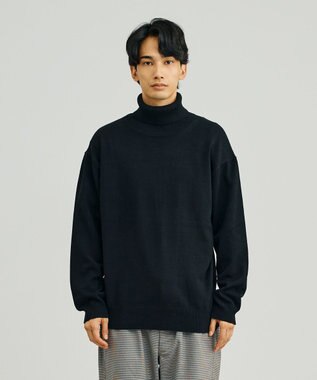 J.PRESS YORK STREET 【UNISEX】ANTI PILLING WOOL タートルニット