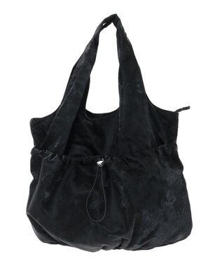 Green Parks ａｎｄｍｉｋｋａ．合皮ドロストバルーンバック Black