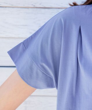 Tiaclasse 【洗える】バイオシルケットカットソープルオーバー サックス