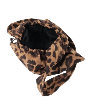 YECCA VECCA 【CONTROL FREAK】ギャザー2WAYバッグ Leopard