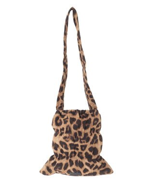 YECCA VECCA 【CONTROL FREAK】ギャザー2WAYバッグ Leopard