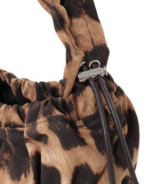 YECCA VECCA 【CONTROL FREAK】ギャザー2WAYバッグ Leopard