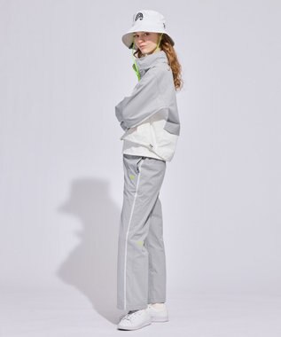 PW CIRCULUS 【花粉がつきにくい】【WOMEN】セミワイドパンツ ゴルフウェア レディース グレー系