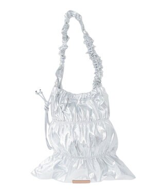 YECCA VECCA 【CONTROL FREAK】ギャザー2WAYバッグ Silver