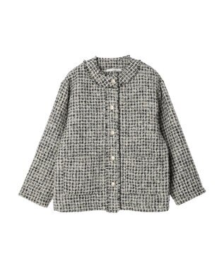 Green Parks ・ＥＬＥＮＣＡＲＥ　ＤＵＥ　ツィードノーカラージャケット Ivory