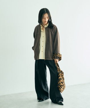YECCA VECCA 【CONTROL FREAK】ギャザー2WAYバッグ Leopard