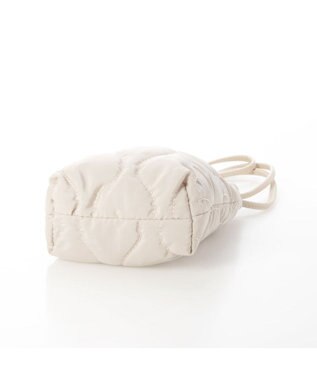 UNBILLION cachecache ナイロンキルティングスマホショルダー アイボリー