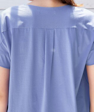 Tiaclasse 【洗える】バイオシルケットカットソープルオーバー サックス