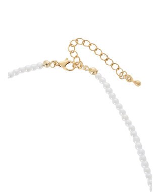 Green Parks ・ＨＡＬＦ　ＴＩＭＥ　パールリボンネックレス White