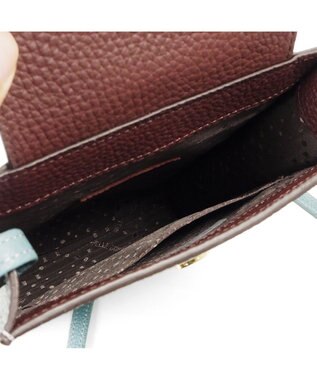 PELLE BORSA 縦ポシェット Reinette レネット 4740 ブルーグレー