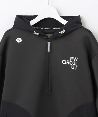 PW CIRCULUS 【WOMEN】NEW ダンボール デタッチャブルフーディー ブラック系