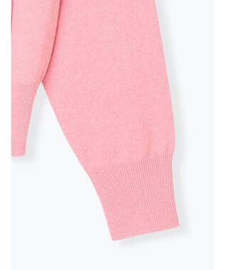 Te chichi ポケット付きクルーネックカーディガン ピンク