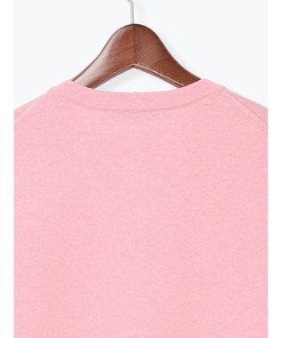 Te chichi ポケット付きクルーネックカーディガン ピンク