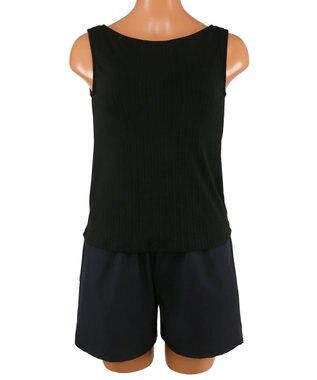 San-ai Resort（三愛水着楽園） 【WEB限定】ラッシュガード付き4点セット水着 9号11号13号【BeachQueen(ビーチクイーン）】 カーキ