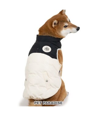  J.PRESS バイカラーベスト 《ホワイト》 中型犬