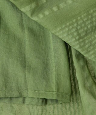 Green Parks Ｉ　シアーサッカーギャザースカート Ivory