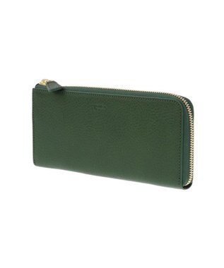 genten ミネルヴァ2 Lファスナー長財布 グリーン