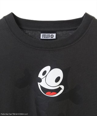 Green Parks ■ＦＥＬＩＸ　袖フェイスｐｔ　ロンＴＥＥ Charcoal Gray