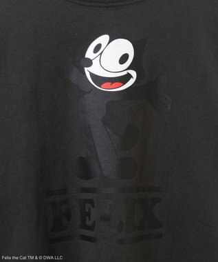 Green Parks ■ＦＥＬＩＸ　袖フェイスｐｔ　ロンＴＥＥ Charcoal Gray