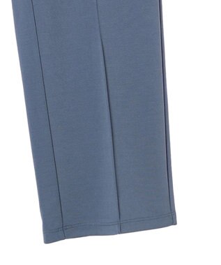 Green Parks らくスレストレートパンツ Grayish Blue