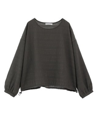 Green Parks 裾ドロスト表面長袖プルオーバー Gray